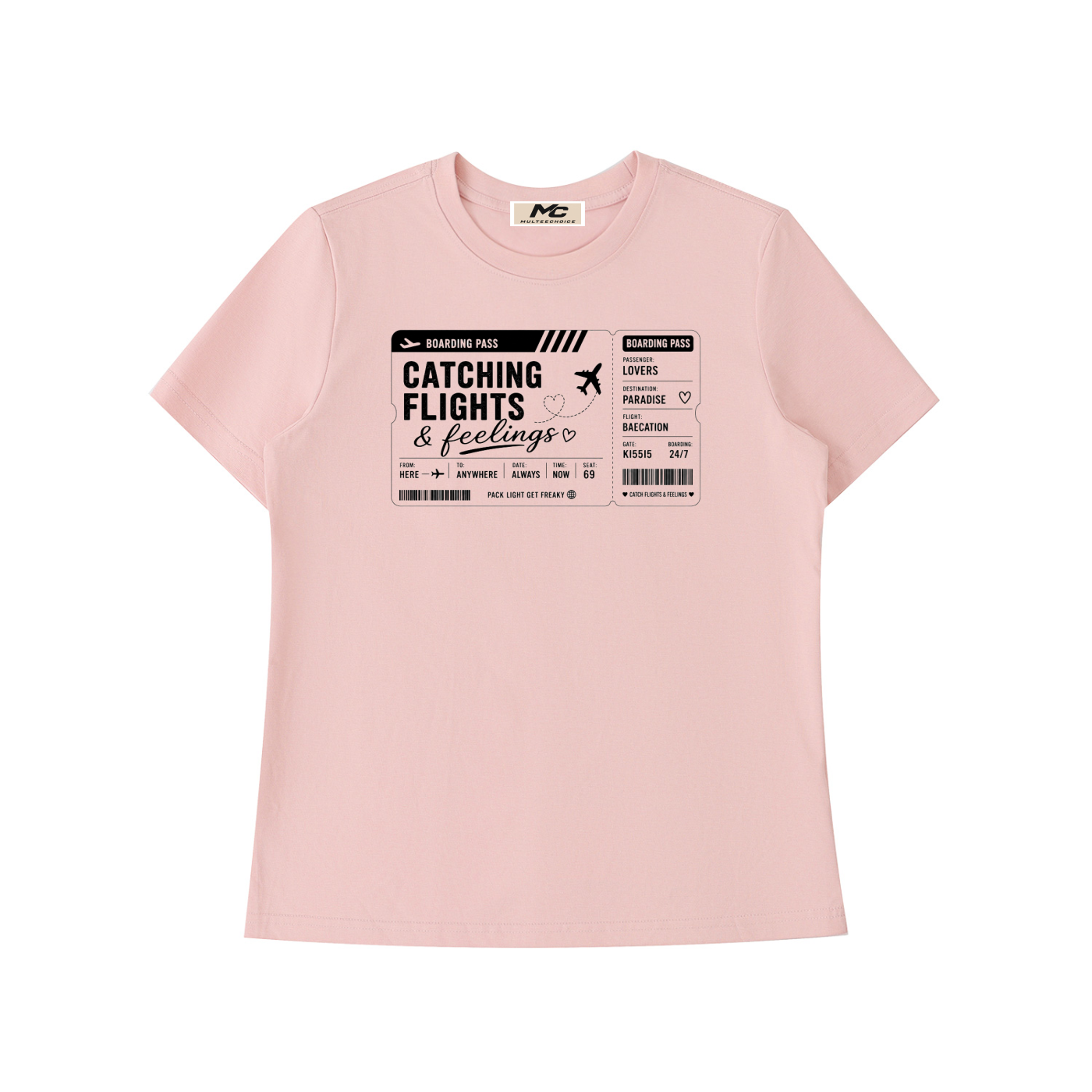 MulTeechoice Catch flights & Feelings Tee