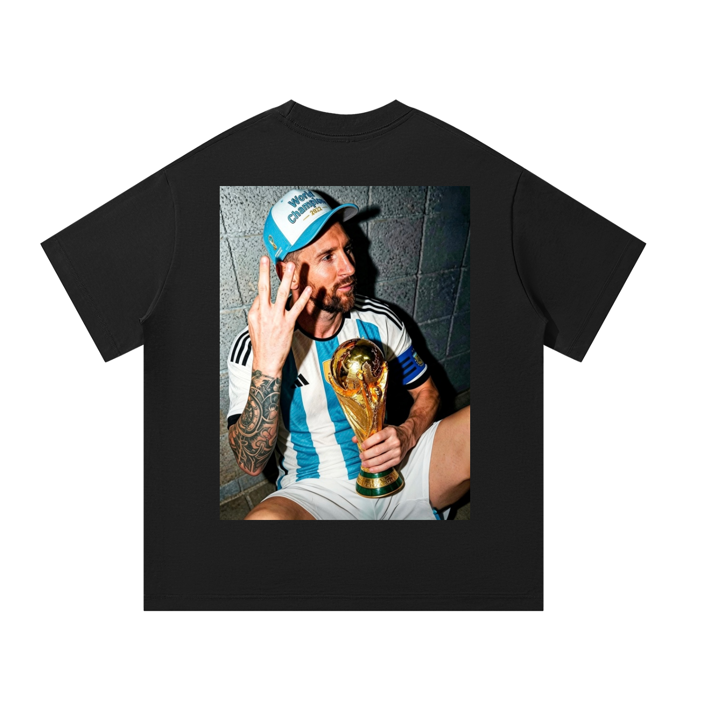 MulTeechoice Him Messi AutographTee