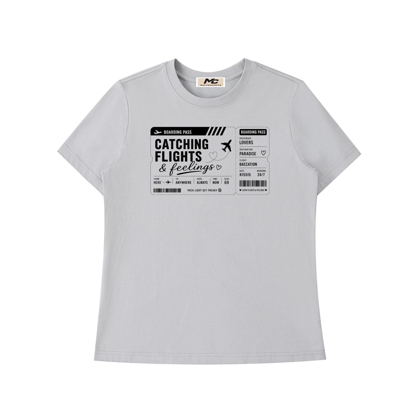MulTeechoice Catch flights & Feelings Tee