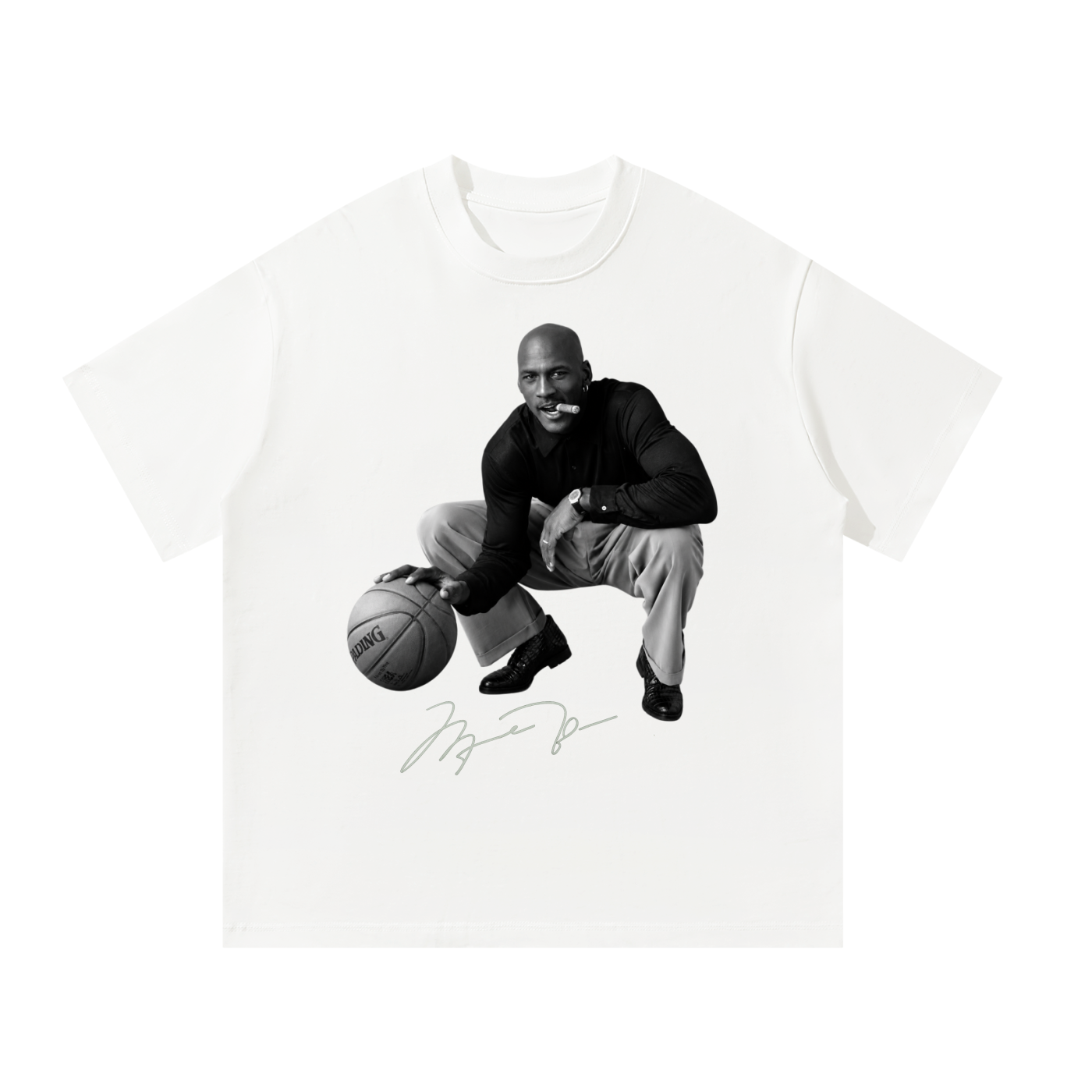 MulTeechoice M Jordan autograph Tee