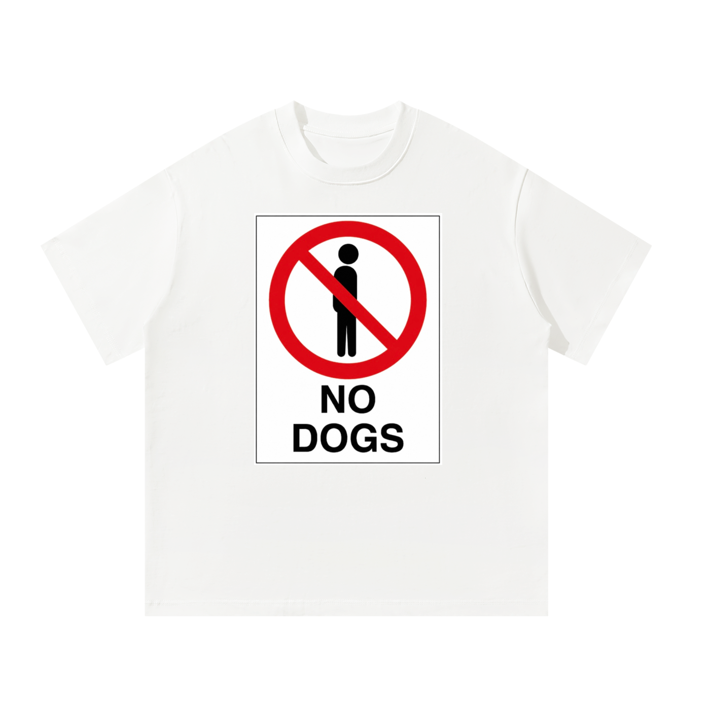 MulTeechoice No Dogs Tee