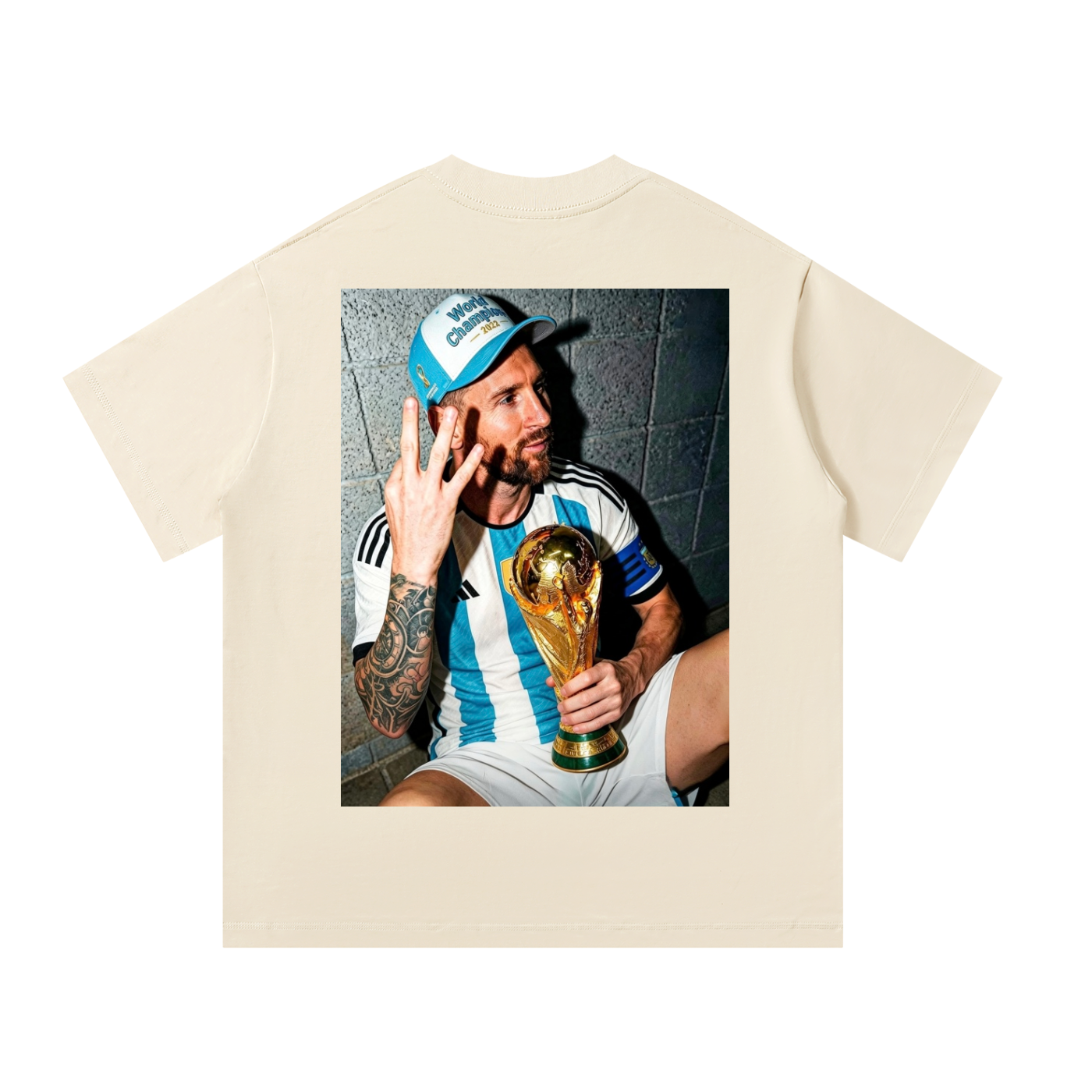 MulTeechoice Him Messi AutographTee